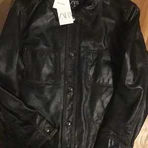 Real leather jacket